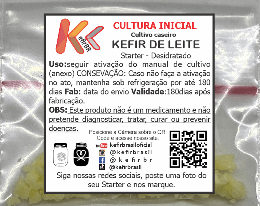 Kit Kefir de Leite + Utensílios (FRETE GRÁTIS) Imagem 3